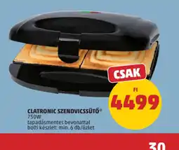 PENNY CLATRONIC SZENDVICSSÜTŐ ajánlat