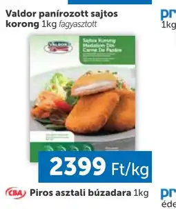 PRIVÁT Valdor panírozott sajtos korong ajánlat