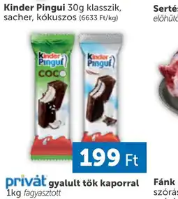 PRIVÁT Kinder Pingui ajánlat