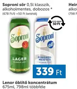 PRIVÁT Soproni sör ajánlat