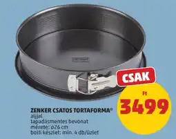 PENNY ZENKER CSATOS TORTAFORMA ajánlat