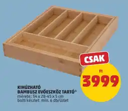 PENNY KIHÚZHATÓ BAMBUSZ EVŐESZKÖZ TARTÓ ajánlat