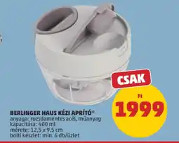 PENNY BERLINGER HAUS KÉZI APRÍTÓ ajánlat