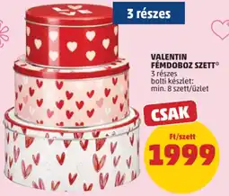 PENNY VALENTIN FÉMDOBOZ SZETT ajánlat