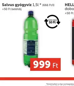 PRIVÁT Salvus gygyvíz ajánlat