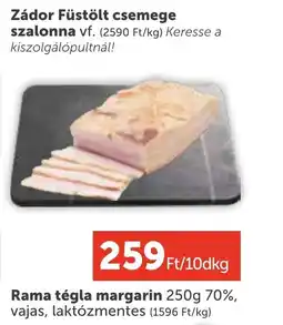 PRIVÁT Zádor Füstölt csemege szalonna ajánlat