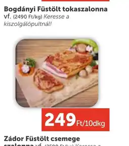 PRIVÁT Bogdányi Füstölt tokaszalonna ajánlat