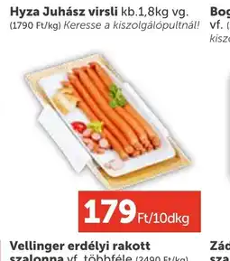 PRIVÁT Hyza Juhász virsli ajánlat