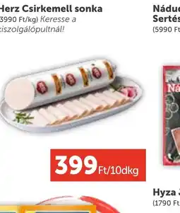 PRIVÁT Herz Csirkemell sonka ajánlat