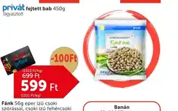 PRIVÁT privát fejtett bab ajánlat