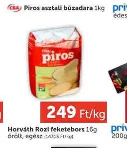 PRIVÁT CBA Piros asztali búzadara ajánlat