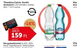 PRIVÁT Theodora Calcia ásványvíz ajánlat