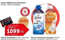 PRIVÁT Lenor öblítő koncentrátum ajánlat