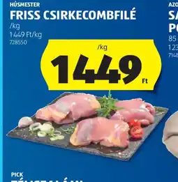 ALDI HÚSMESTER FRISS CSIRKECOMBFILÉ ajánlat