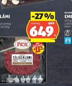 ALDI PICK TÉLISZALÁMI ajánlat