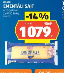 ALDI MILSANI EMENTÁLI SAJT ajánlat