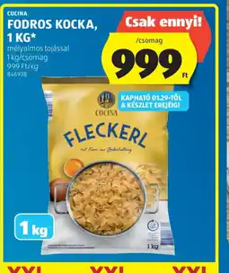 ALDI CUCINA FODROS KOCKA ajánlat
