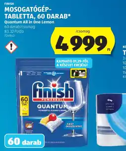 ALDI FINISH MOSOGATGÉP-TABLETTA ajánlat