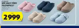ALDI UP 2 FASHION NŐI VAGY FÉRFI FILCPAPUCS ajánlat