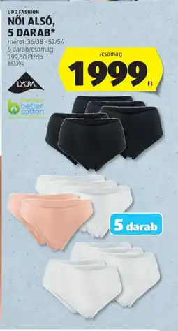 ALDI UP 2 FASHION NŐI ALS ajánlat