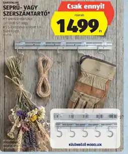ALDI GARDENLINE SEPRŰ- VAGY SZERSZÁMTART ajánlat