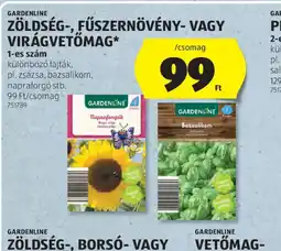 ALDI GARDENLINE VETŐMAG ajánlat