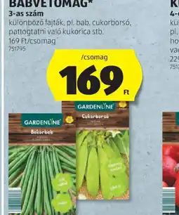 ALDI GARDENLINE ZÖLDSÉG-, BORS- VAGY BABVETŐMAG ajánlat