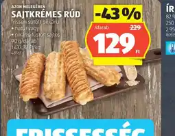 ALDI SAJTKRÉMES RÚD ajánlat