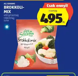 ALDI ALL SEASONS BROKKOLI-MIX ajánlat