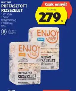 ALDI ENJOY FREE PUFFASZTOTT RIZSSZELET ajánlat