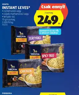 ALDI VEGETA INSTANT LEVES ajánlat