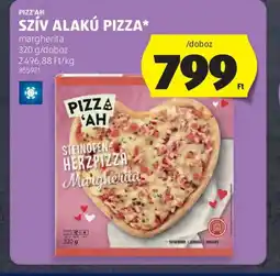 ALDI PIZZ'AH SZÍV ALAKÚ PIZZA ajánlat
