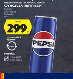 ALDI PEPSI SZÉNSAVAS ÜDÍTŐITAL ajánlat