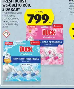 ALDI DUCK FRESH BOOST WC-ÖBLÍTŐ RÚD ajánlat