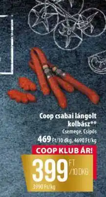 Coop Coop Csabai lángolt kolbász ajánlat