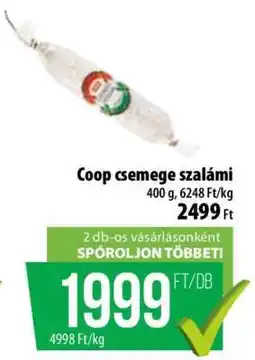 Coop Coop csemege szalámi ajánlat