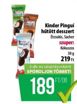 Coop Kinder Pingui hűtött desszert ajánlat