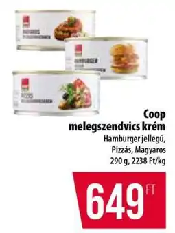 Coop Coop melegszendvics krém ajánlat