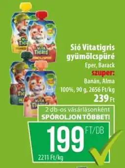 Coop Sió Vitatigris gyümölcspüré ajánlat
