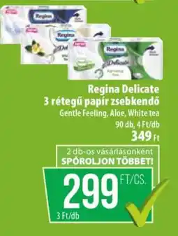 Coop Regina Delicate 3 rétegű papír zsebkendő ajánlat
