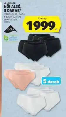 ALDI Női alsó, 5 darab ajánlat