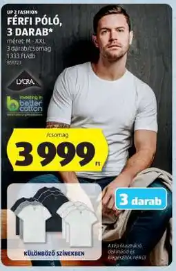 ALDI FÉRFI PÓLÓ, 3 DARAB ajánlat