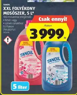ALDI TANDIL XXL Folyékony Mosószer, 5 L ajánlat