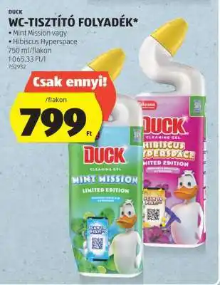 ALDI DUCK WC-TISZTÍTÓ FOLYADÉK ajánlat