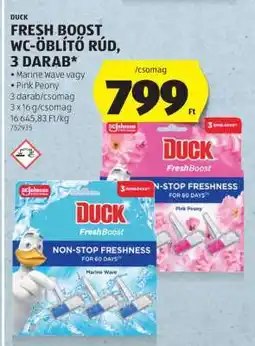ALDI Duck Fresh Boost WC-öblítő rúd, 3 darab ajánlat