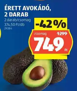 ALDI Érett avokádó, 2 darab ajánlat