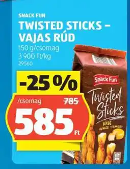 ALDI Snack Fun Twisted Sticks – Vajas Rúd ajánlat