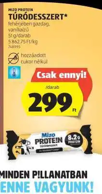 ALDI Mizo Protein Túródesszert ajánlat