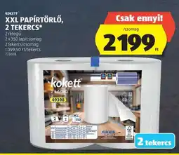 ALDI Kokett XXL Papírtörlő, 2 Tekercs ajánlat