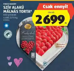 ALDI Szív Alakú Málnás Torta ajánlat